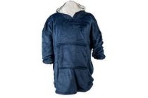 huggle hoodie blauw