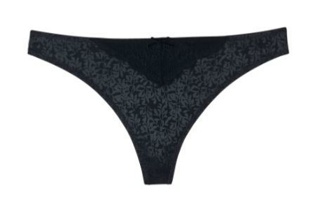 kanten slip zwart