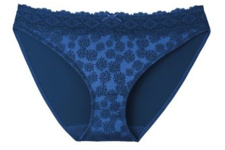 kanten slip blauw