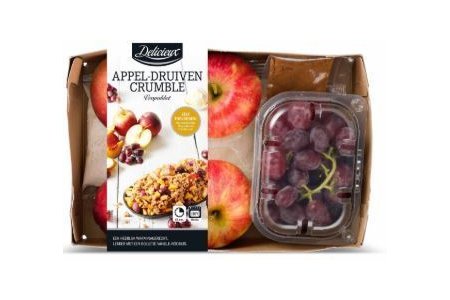 verspakket appel druivencrumble