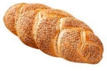 vlechtbrood met sesam