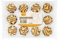 kokosrochers gechocolateerd