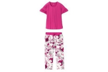 dames pyjama plus size roze