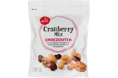 1 de beste cranberry mix ongezouten