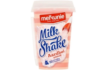 melkunie milkshake aardbei