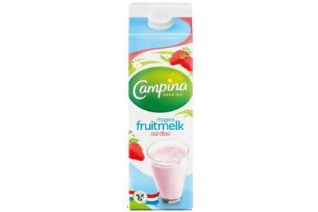 campina fruitmelk aardbei