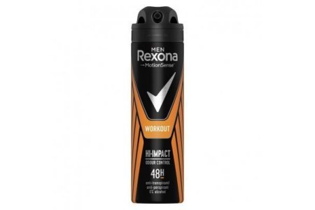 rexona workout hi impact anti transpirant deo spray