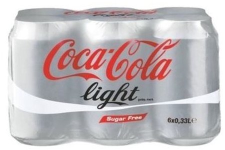 coca cola light sixpack