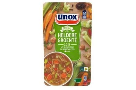 unox heldere groentesoep in zak