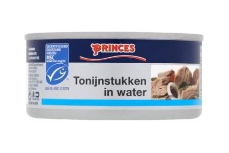 princes tonijnstukken in water msc