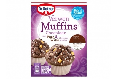 dr oetker verwen muffins chocolade