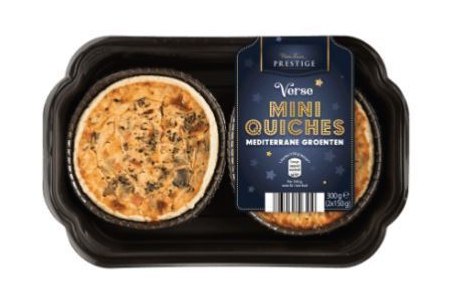 verse mini quiche mediterraans