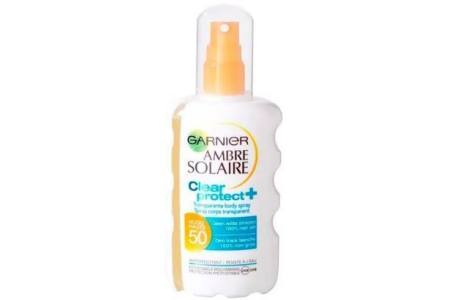 garnier ambre solaire clear protect spf50