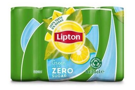 lipton ice tea green 33cl 8 pack
