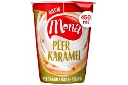 mona verdraaid lekkere yoghurt peer karamel