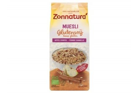 zonnatura muesli glutenvrij appel kaneel