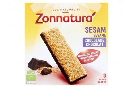 zonnatura sesamcrunch reep choco