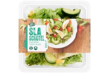 slaschotel komkommer tomaat salade