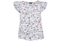 blouse wit bloemen