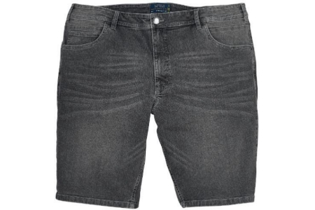 denim short grijs