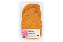 gepaneerde schnitzel varken