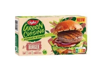 iglo green cuisine burger