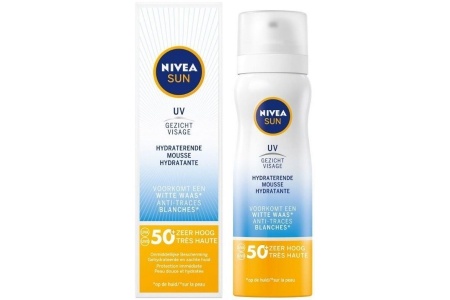 nivea hydraterende gezichts zonnecreme spf 50