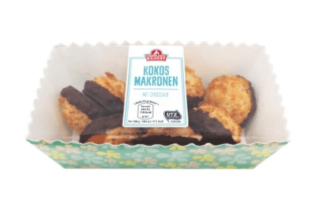 mini kokosmakronen met chocolade