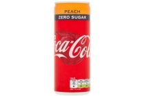 coca cola zero peach