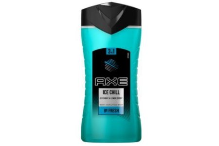 axe douchegel ice chill mint lemon