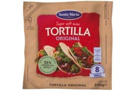 santa maria mini tortilla wraps 8 stuks 200 g