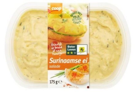 coop surinaamse vrije uitloop ei salade