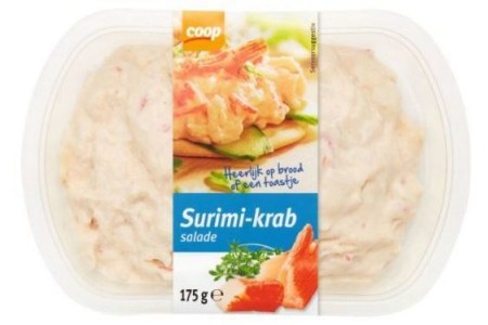 coop surimi krab salade