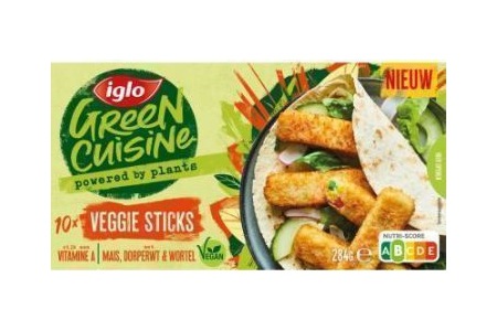 iglo green cuisine veggie sticks