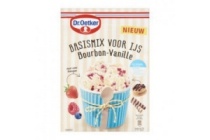 dr oetker basismix voor ijs bourbon vanille