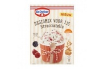 dr oetker basismix voor ijs stracciatella