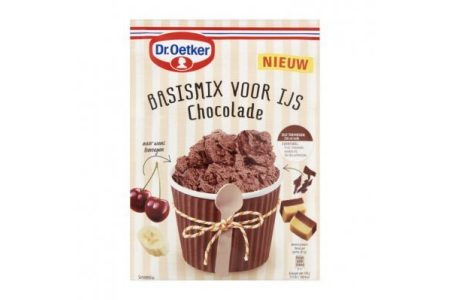 dr oetker basismix voor ijs chocolade