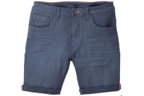 short donkerblauw