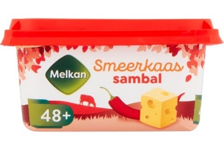 melkan smeerkaas sambal