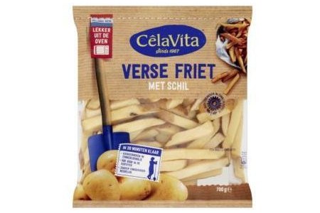 celavita verse friet met schil