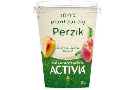 activia plantaardig perzik