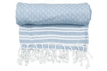 ah hammam handdoek blauw