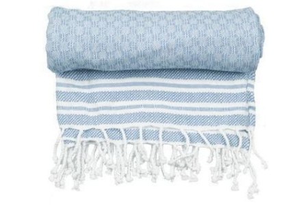 ah hammam handdoek blauw