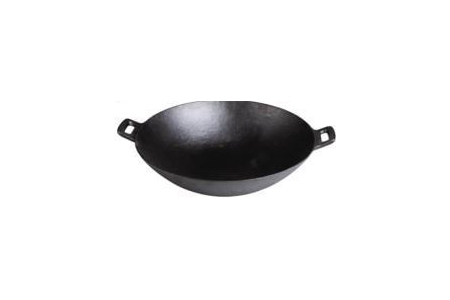 professionele gietijzeren wok