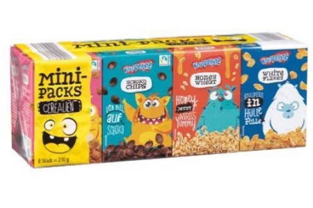 mini ontbijtgranen 8 pack kids