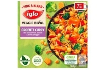 iglo ping en klaar veggie bowl groente curry