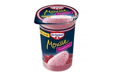 dr oetker mousse framboos