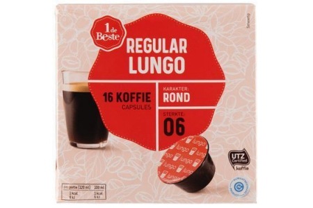 1 de beste koffie cups lungo 16 stuks