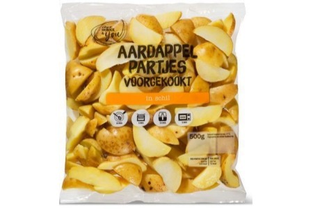 aardappelpartjes met schil