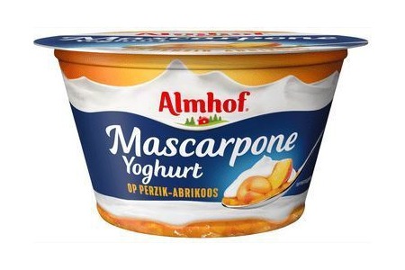 almhof yoghurt mascarpone perzik abrikoos